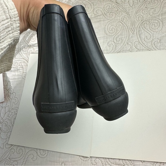 Loeffler Randall matte black ankle rain boots - Picture 5 of 7